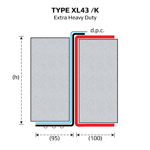 block wall lintel XL43